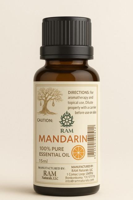 Mandarin Essential Oil 15ml | 100% Pure & Natural Citrus Oil – RAM Naturals